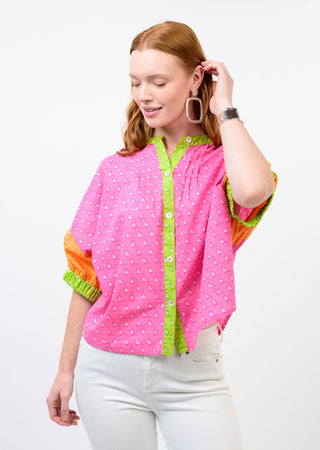 IVY JANE Pop Art Parrot Top
