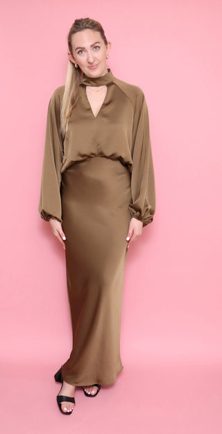 Enchanted Olive Dress
