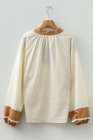 The Harper Contrast Blouse