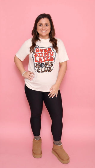 Overstimulated Moms Short Sleeve Tee