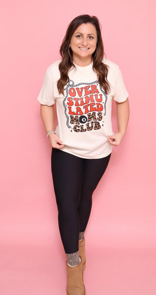 Overstimulated Moms Short Sleeve Tee