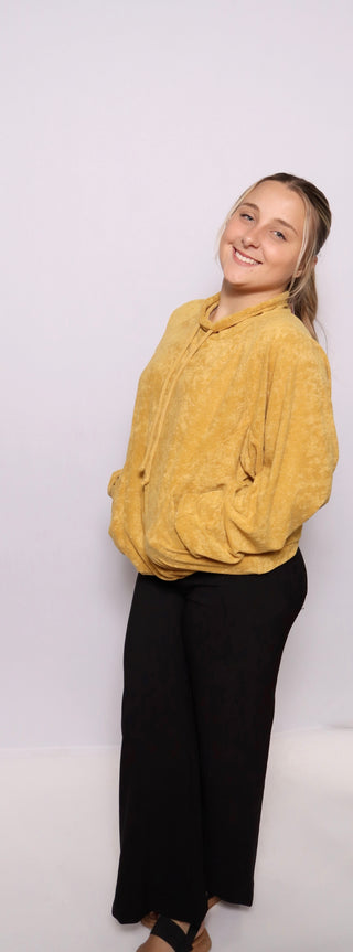 Knit Turtle Neck Sweatshirt