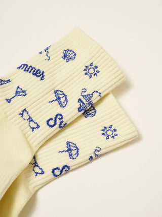 Vintage Summer Grip Socks