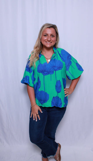 Floral Print Blouse