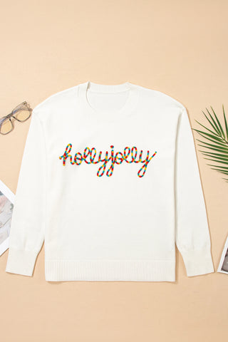 Holly Jolly Script Sweater