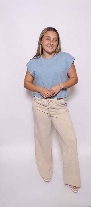 Waist Elastic Pants