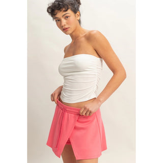 Ruched Bandeau Top