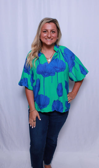 Floral Print Blouse