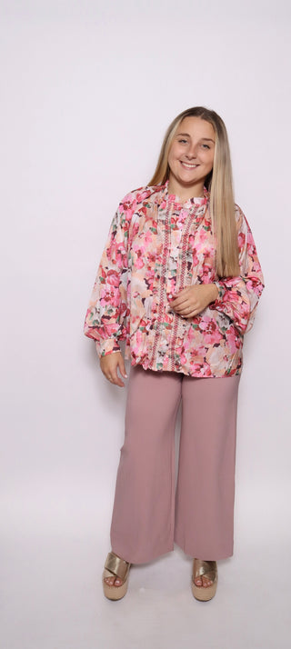 Crop Wide-Leg Pants