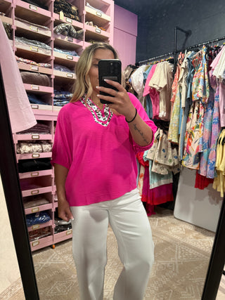 Hot Pink Hype Top
