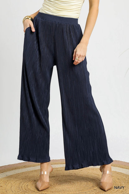 Sun Kissed Pleated Wide Legged Pants