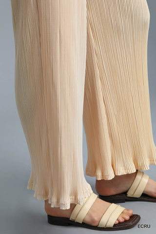 Sun Kissed Pleated Wide Legged Pants