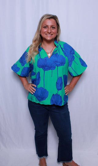 Floral Print Blouse