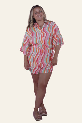 Seaside Sherbet Romper