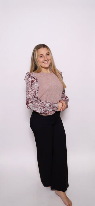 Crop Wide-Leg Pants