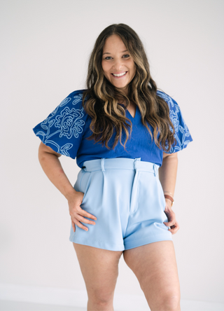 Boho Chic Embroidered Blouse