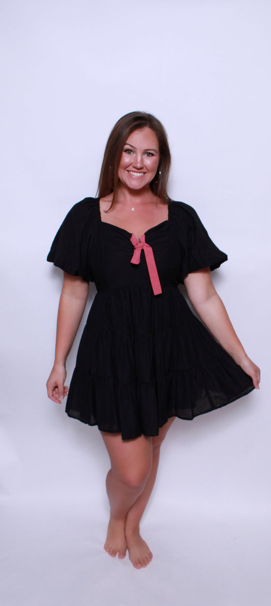 Seersucker Mini Dress