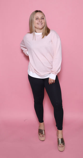 The Ella Stripe Contrast Top