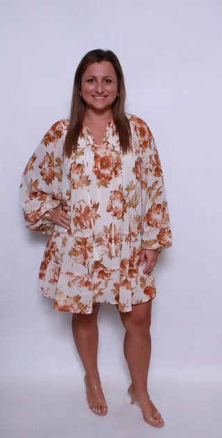 Bibi Floral Print Woven Dress
