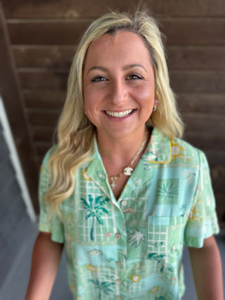 Tropical Resort Print Shirt
