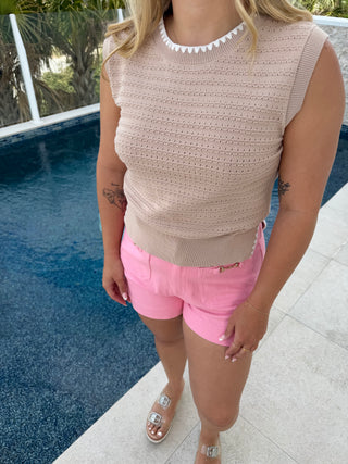 Sweet Talk Blush Shorts