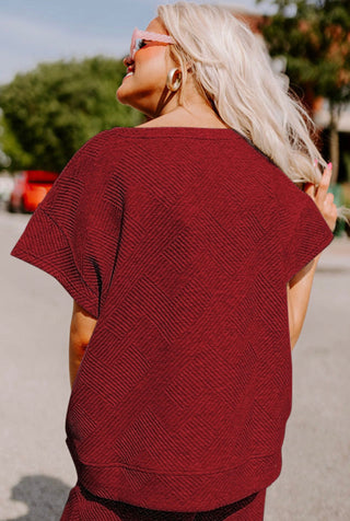 PRE ORDER - Bordeaux Bliss Textured Set