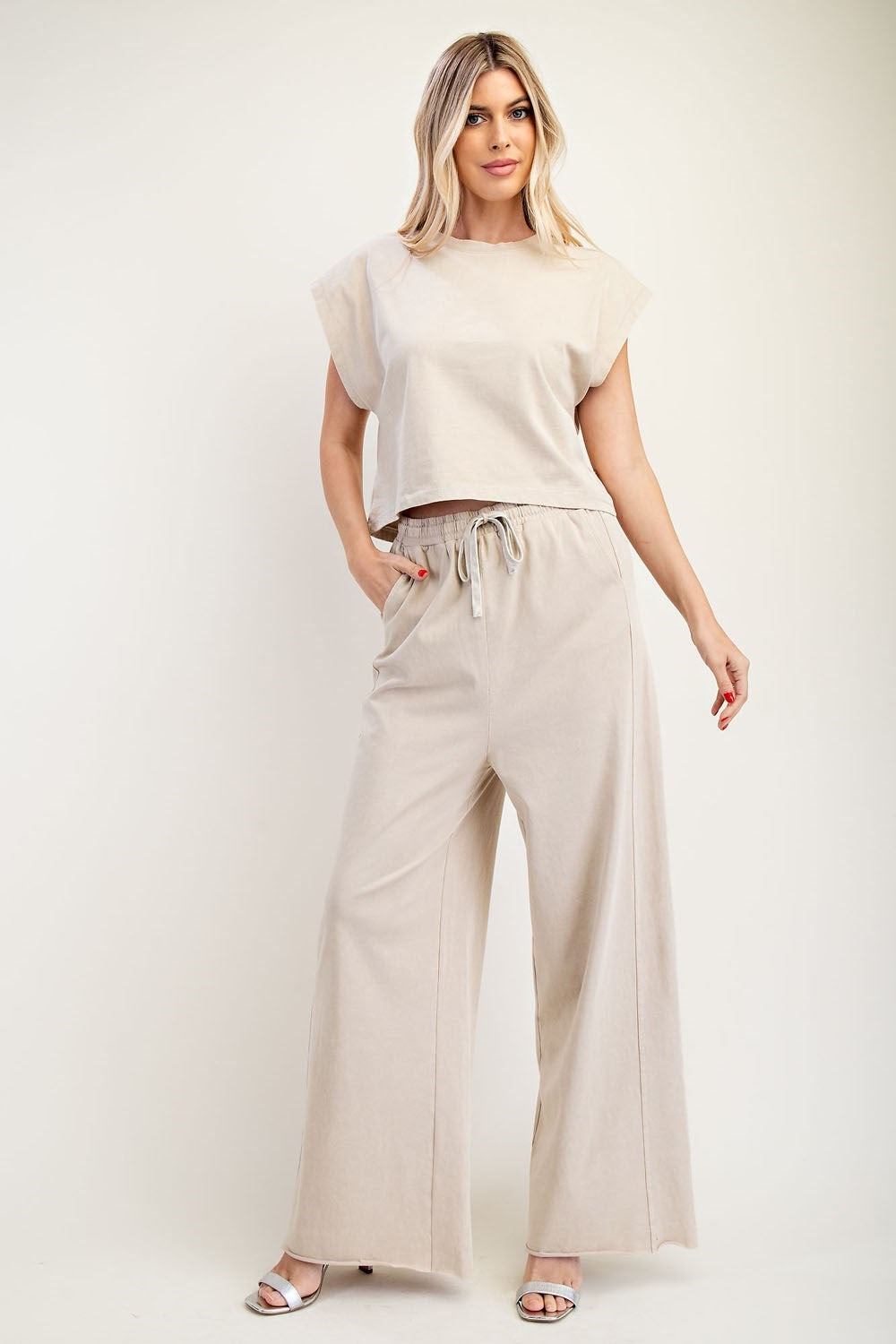 Waist Elastic Pants