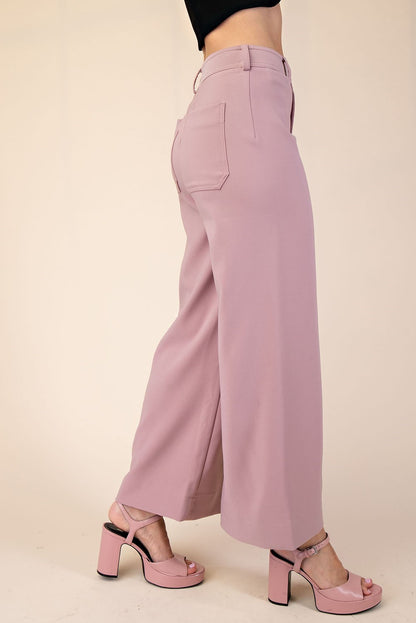 Crop Wide-Leg Pants