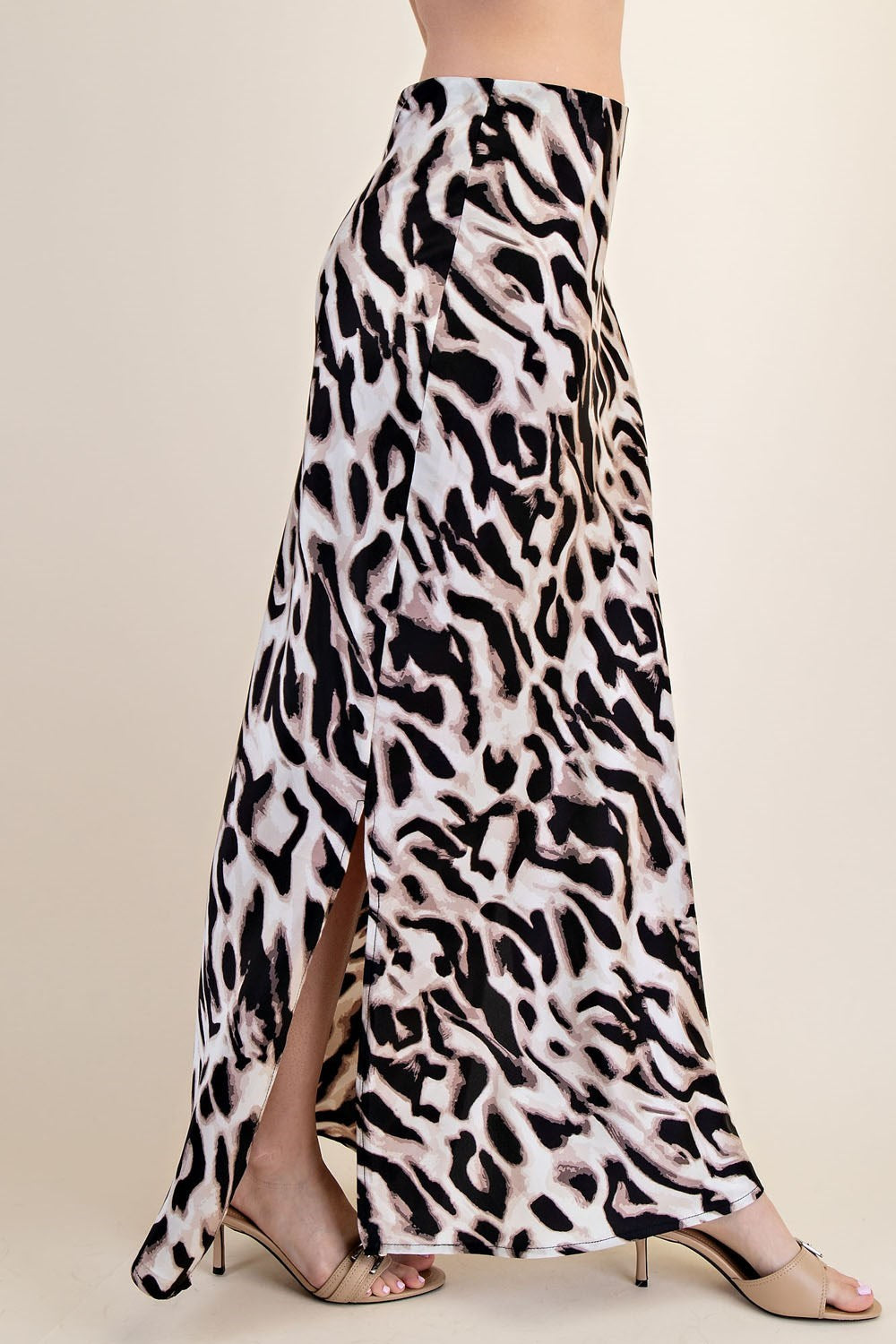 Side-Slit Maxi Skirt