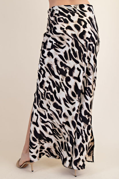 Side-Slit Maxi Skirt