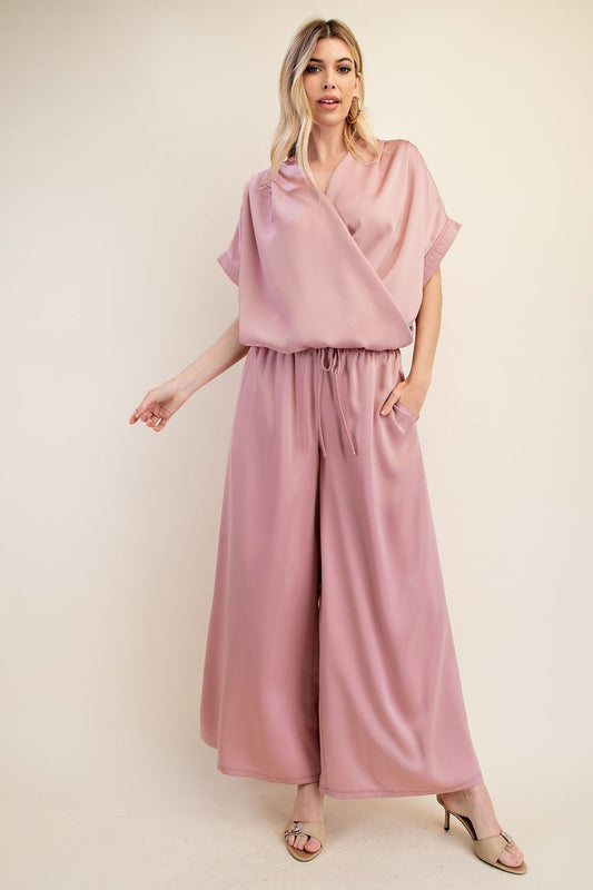 Surplice Neck Oversized Top