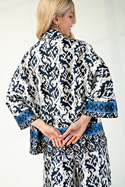 Lapel Collar Oversize Shirt