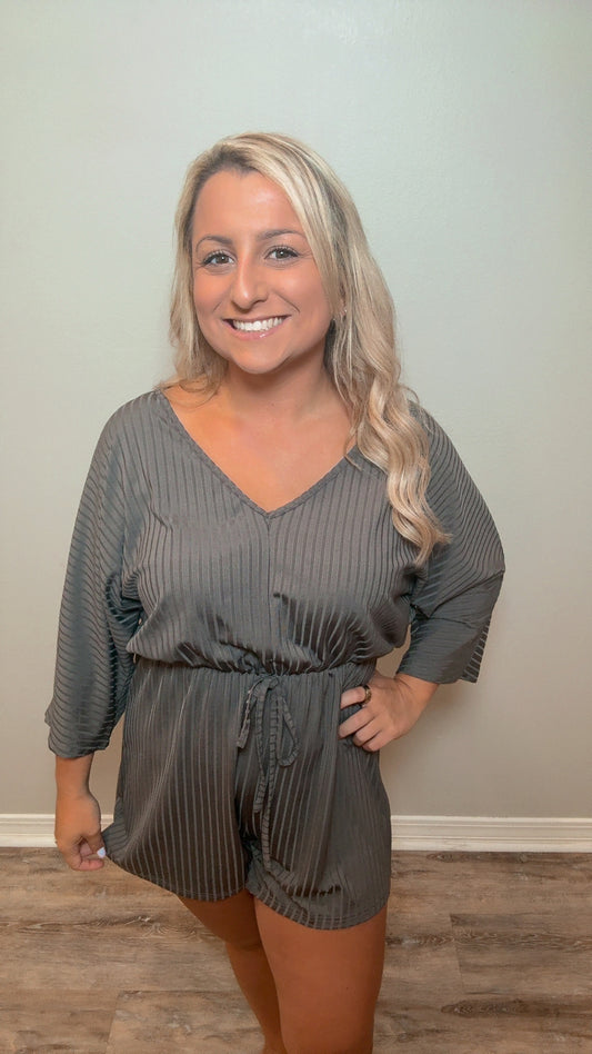Lightly Loved Gray Romper