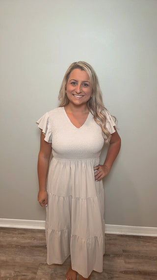 Lightly Loved Tan Dress