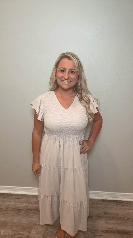 Lightly Loved Tan Dress