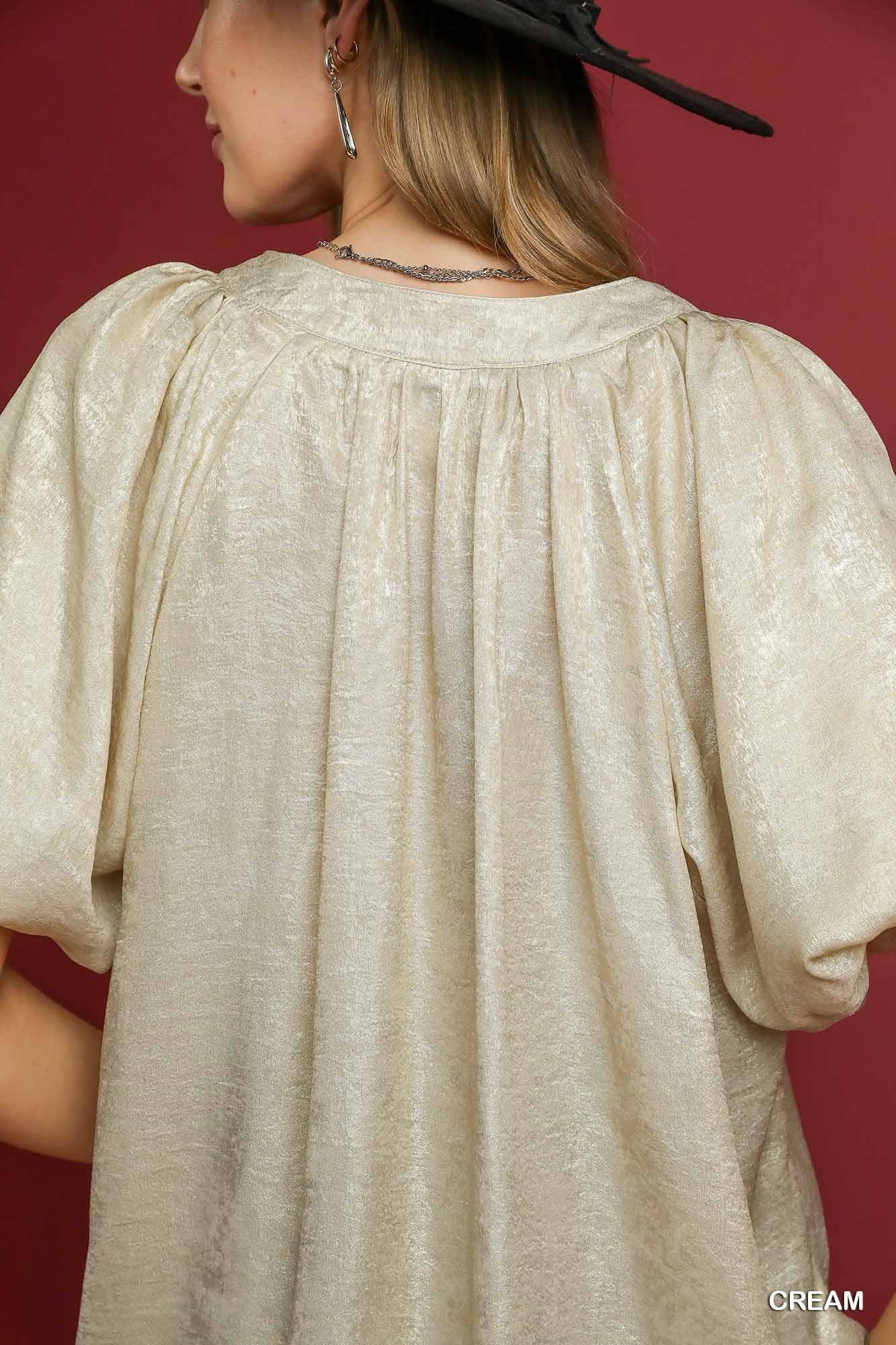 Champagne Glow Blouse