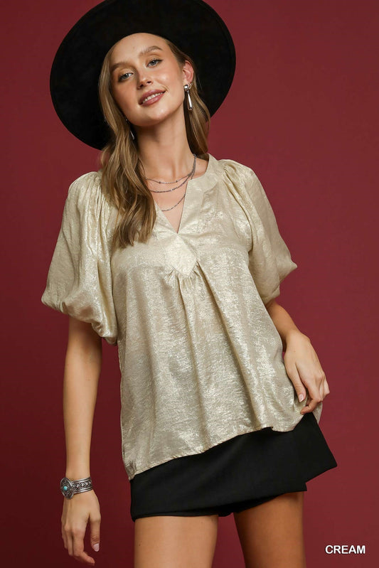 Champagne Glow Blouse