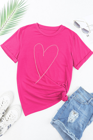 Studded Heart Tee