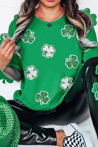 St Patricks Day Clover Tee