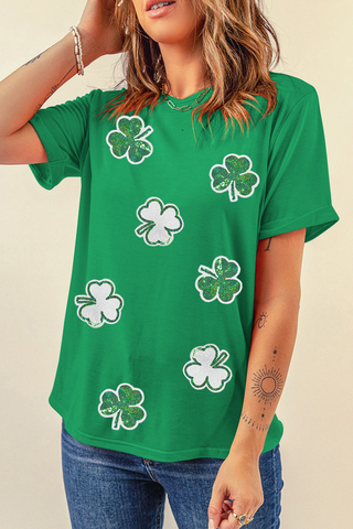 St Patricks Day Clover Tee