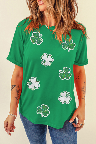 St Patricks Day Clover Tee