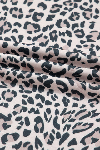 The Layla Leopard Trim Top