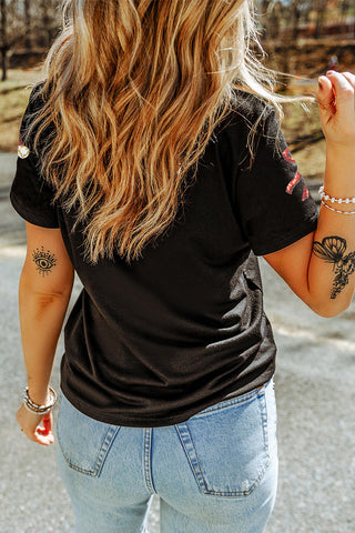 Jolly Bow Santa Tee