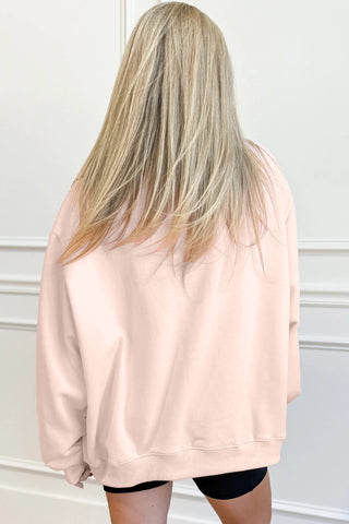 The Blessed & Cozy Mock Neck Sweatshirt