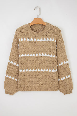 The Golden Hour Cable Knit Sweater