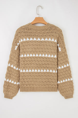The Golden Hour Cable Knit Sweater