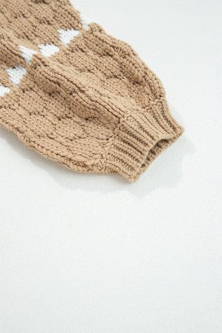 The Golden Hour Cable Knit Sweater