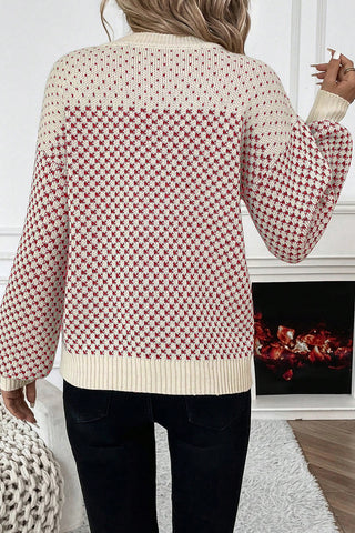 Cozy Classic Lantern Sleeve Sweater