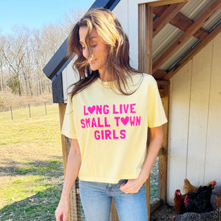 Small Town Girlies Crop Tee