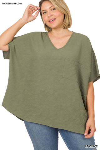 Zenana Easy Breeze Plus Size Top